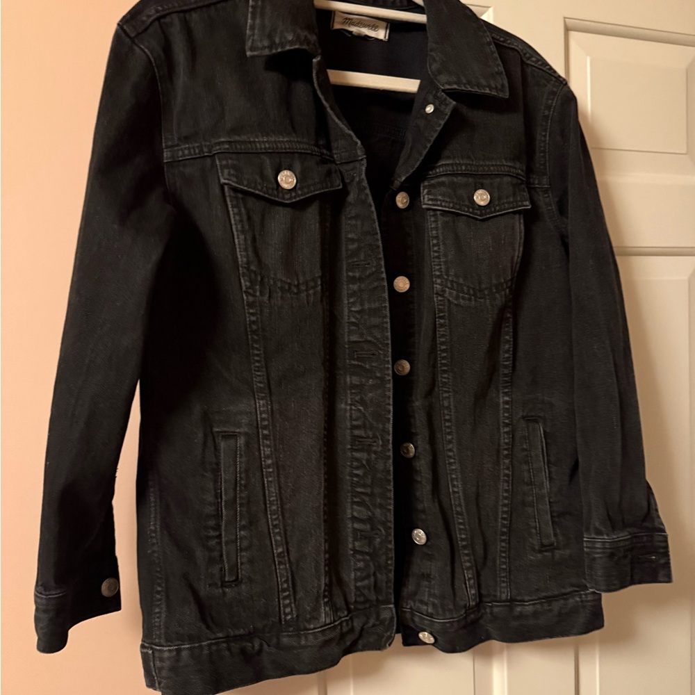 Madewell Black Jean Jacket